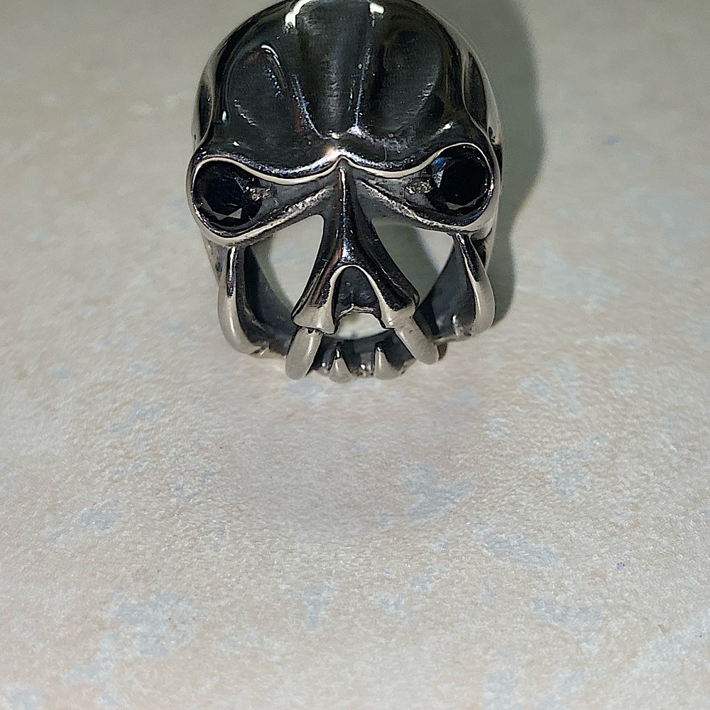 S. steel ring size 9